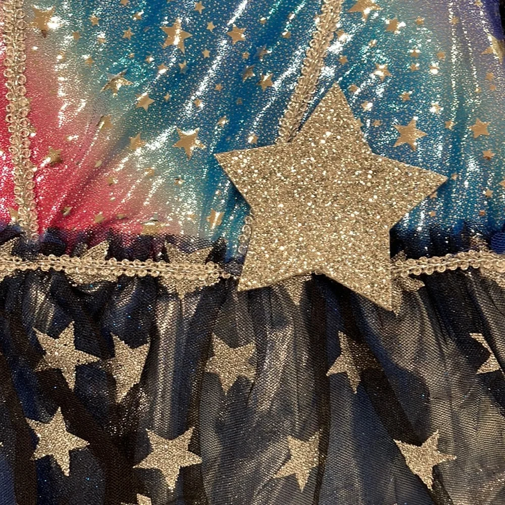 NWT- Star Witch American flag costume dress